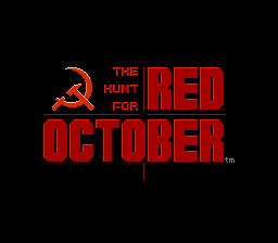 The Hunt for Red October Title Screen